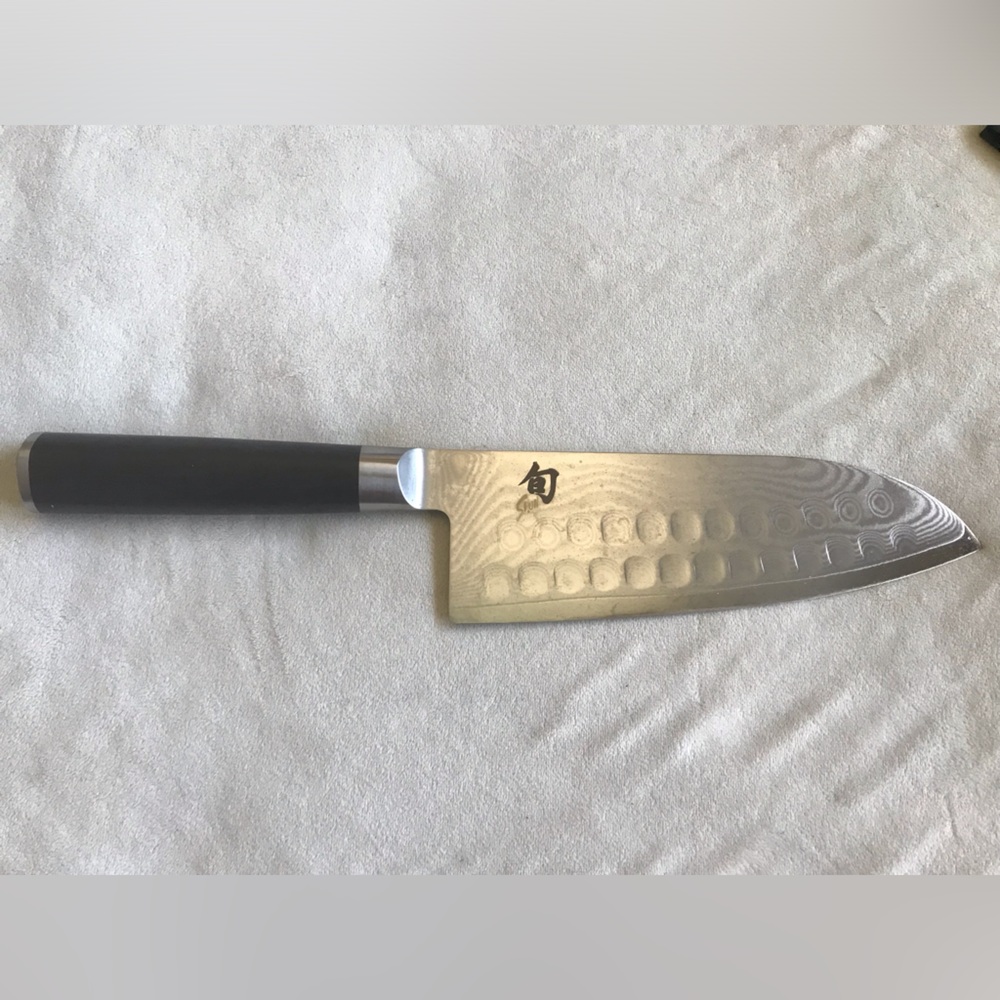 Shun Hollow Ground Santoku Stainless Steel Chef Knife